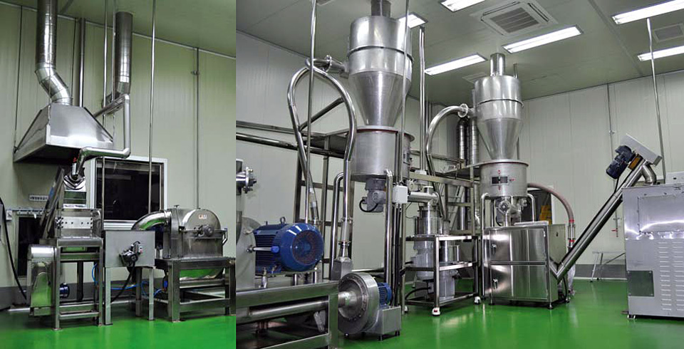 고추장용 가공 라인