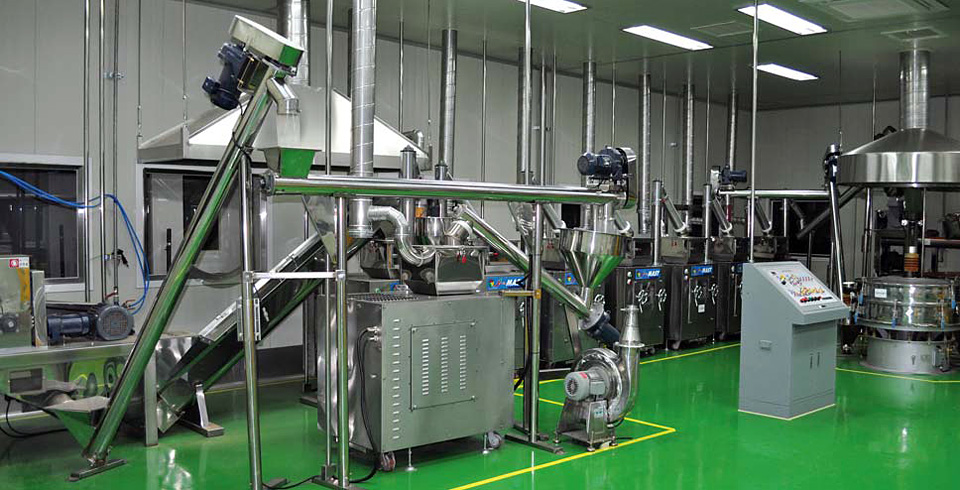 김치용 가공 라인